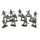 50 x Military Army Soldiers Toy Set(6 Poses), Model Figures for Kids, Pretend Play Educational Toys