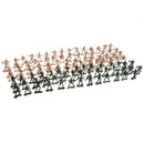 100 x Military Army Soldiers Toy Set, Model Figures for Kids, Pretend Play Educational Toys