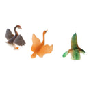 6Pcs Bird Simulation Figures Toy Play Set, Plastic Birds Toy, Eagle, Swan, Owl, Kingfisher, Parrot and Woodpecker