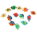 12Pcs Tropical Fish Figures Toy Play Set, Plastic Animal Toy, Party Favors, DIY Decor, Kids Pretend Toy