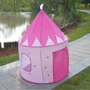 Portable Pop Up Luminescent Princess Girl Castle Play Tent Kids/Baby Indoor & Outdoor Fun Garden Game Toy Pink