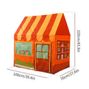 Easy to Pop Up Children Indoor Activity Dessert House Play Tent Kids Role Play Toy Play Fun - Orange