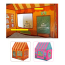 Easy to Pop Up Children Indoor Activity Dessert House Play Tent Kids Role Play Toy Play Fun - Orange