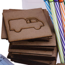 Set of Children Wooden Painting Shapes Stencil Templates & Coloring Painting Pencil Tool Kit Kids Baby Drawing Educational Toy