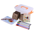 Set of Children Wooden Painting Shapes Stencil Templates & Coloring Painting Pencil Tool Kit Kids Baby Drawing Educational Toy