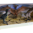 Realistic 3D Scene Box of Animal Families Model Kids Science & Nature Toy Playset - Dino Valley