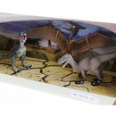 Realistic 3D Scene Box of Animal Families Model Kids Science & Nature Toy Playset - Dino Valley