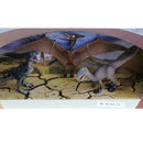 Realistic 3D Scene Box of Animal Families Model Kids Science & Nature Toy Playset - Dino Valley