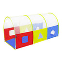 Portable Colorful Pop Up Tunnel Play Tent For Kids Toddler Crawling Fun