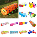 Portable Colorful Pop Up Tunnel Play Tent For Kids Toddler Crawling Fun