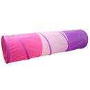 Portable Pink Purple Pop Up Tunnel Play Tent For Kids Toddler Crawling Fun