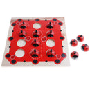 Wooden Ladybird Animal Board Matching Memory Training Puzzle Game Preschool Kindergarten Toddler Educational Toys Gift