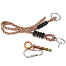Outdoor Sports Toy ACCS Screw Hanger & Snap Hook & Rope 1M Set for Swing Fixing Kits Garden Supplies Hiking Camping