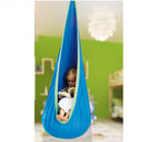 80KG Load Bearing Kids Indoor Outdoor Swing Seat Hanging Hammock Cushion Chair Playhouse Park Toy Garden Furniture - Blue