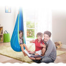 80KG Load Bearing Kids Indoor Outdoor Swing Seat Hanging Hammock Cushion Chair Playhouse Park Toy Garden Furniture - Blue