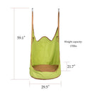 Kids/Baby Heavy Duty Inflatable Cushion Hanging Hammock Swing Seat Garden & Patio Toy Sports -Green
