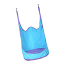 80KG Load Bearing Kids Indoor Outdoor Swing Seat Hanging Hammock Cushion Chair Playhouse Park Toy Garden Furniture -Blue