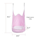 Deluxe Inflatable Hanging Hammock Chair Swing Garden Patio Toy Children Outdoor Activity Camping Fun Â–Pink