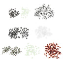100-piece Spider Insect Model Toy Party Bag Fillers - Black & White, 2x1.4cm