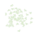 100-piece Spider Insect Model Toy Party Bag Fillers Glow In The Dark 2x1.4cm