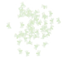 100-piece Spider Insect Model Toy Party Bag Fillers Glow In The Dark 2x1.4cm