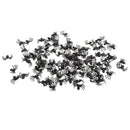100-piece Black Spider Insect Model Educational Toy Party Bag Favor 2x1.4cm