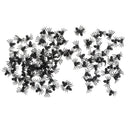 100-piece Black Spider Insect Model Educational Toy Party Bag Favor 2x1.4cm