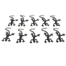 10-piece Rubber Animal Gecko Model Educational Toy Party Bag Fillers 5x3cm