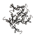10-piece Rubber Animal Gecko Model Educational Toy Party Bag Fillers 5x3cm