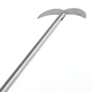 Lab Equipment Silver 20cm Length Chemistry Learning Stirring Paddle Mixing Propeller Lab Supplies -Two-Leaf