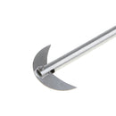 Lab Equipment Silver 20cm Length Chemistry Learning Stirring Paddle Mixing Propeller Lab Supplies - Anchor Shape