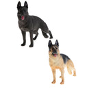 Simulation Animal Model Action Figures Kids Educational Toy Gift - Black Wolf Dog