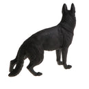 Simulation Animal Model Action Figures Kids Educational Toy Gift - Black Wolf Dog