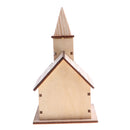 Wooden 3D Puzzle Western Style Belfry House - Home Decor Building Construction Toy Kid Children Educational Modeling Kit Easy to Assemble