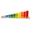 Children Developmental Wooden Numbers Counting Blocks Stacking Game Kids Math Teaching Toy