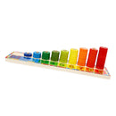 Children Developmental Wooden Numbers Counting Blocks Stacking Game Kids Math Teaching Toy