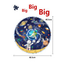 Set of 48pcs Intellectual Wooden Cosmos Planet Jigsaw Puzzle Cognitive Toy Children Creative Gift