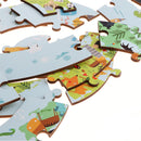 36 Pcs Wooden World Map Jigsaw Puzzle Kids/Baby Early Learning Developmental Toy Playset
