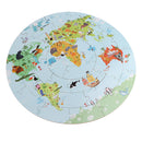 36 Pcs Wooden World Map Jigsaw Puzzle Kids/Baby Early Learning Developmental Toy Playset