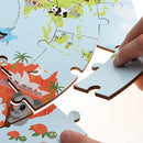 36 Pcs Wooden World Map Jigsaw Puzzle Kids/Baby Early Learning Developmental Toy Playset