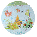 36 Pcs Wooden World Map Jigsaw Puzzle Kids/Baby Early Learning Developmental Toy Playset