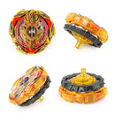 Rare 2 Pieces Metal Fusion Burst Spinning Top Grip Launcher Toy Set B-102 B-103 Starter Kids Toy Gift