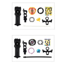 Rare 2 Pieces Metal Fusion Burst Spinning Top Grip Launcher Toy Set B-102 B-103 Starter Kids Toy Gift