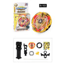 Rare 2 Pieces Metal Fusion Burst Spinning Top Grip Launcher Toy Set B-102 B-103 Starter Kids Toy Gift