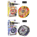 Rare 2 Pieces Metal Fusion Burst Spinning Top Grip Launcher Toy Set B-102 B-103 Starter Kids Toy Gift