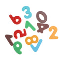 Pack of 10 Multi-Color Wooden Number Toy Set with Animal Patterns Card, For Baby Toddlers Kids Early Education