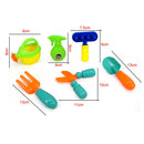 9 Pieces Pretend Garden Tools Toy Set Preschool Educational Toy for Toddlers, Planting Flowers Tool Set