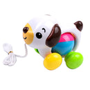 Baby Learning Walk Toy, Multi-Colored Dog Vehicle with Sound, Kids Toddlers Developmental Toy