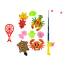 10 Pieces Fishing Toy Set, Magnetic Fishing Bath Toy, Pretend Play Toy for Kids Toddlers