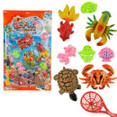 10 Pieces Fishing Toy Set, Magnetic Fishing Bath Toy, Pretend Play Toy for Kids Toddlers